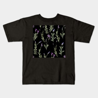 Watercolor lavander Kids T-Shirt